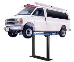 Van on a SL212 Inground Lift